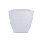 Vaso Planta 30x30 Moderno Trapézio Polietileno - Branco 006
