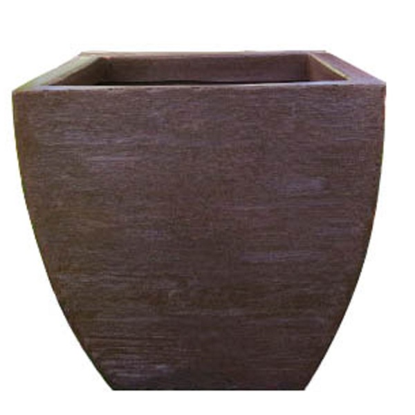 Vaso Planta 30x30 Moderno Trapézio Polietileno - Ferrugem 017
