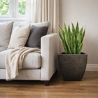 Vaso Planta 30x30 Moderno Trapézio Polietileno - Laranja Suns