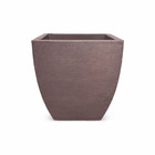 Vaso Planta 30x30 Moderno Trapézio Polietileno - Marrom Choco