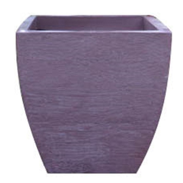 Vaso Planta 30x30 Moderno Trapézio Polietileno - Marrom Choco