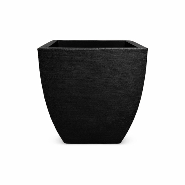 Vaso Planta 30x30 Moderno Trapézio Polietileno - Preto 002
