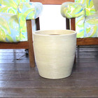 Vaso Planta 30x30 Oval Moderno Polietileno - Areia 001