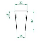 Vaso Planta 35x25 Redondo Cônico Cachepot  Polietileno - Marr