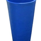 Vaso Planta 35x25 Redondo Cônico Polietileno - Azul Arara 009