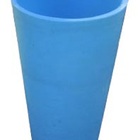 Vaso Planta 35x25 Redondo Cônico Polietileno - Azul Bebe 019