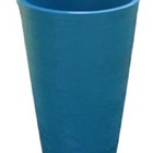 Vaso Planta 35x25 Redondo Cônico Polietileno - Azul Turquesa