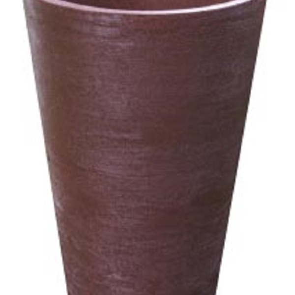 Vaso Planta 35x25 Redondo Cônico Polietileno - Ferrugem 017