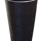 Vaso Planta 35x25 Redondo Cônico Polietileno - Marrom Madeira