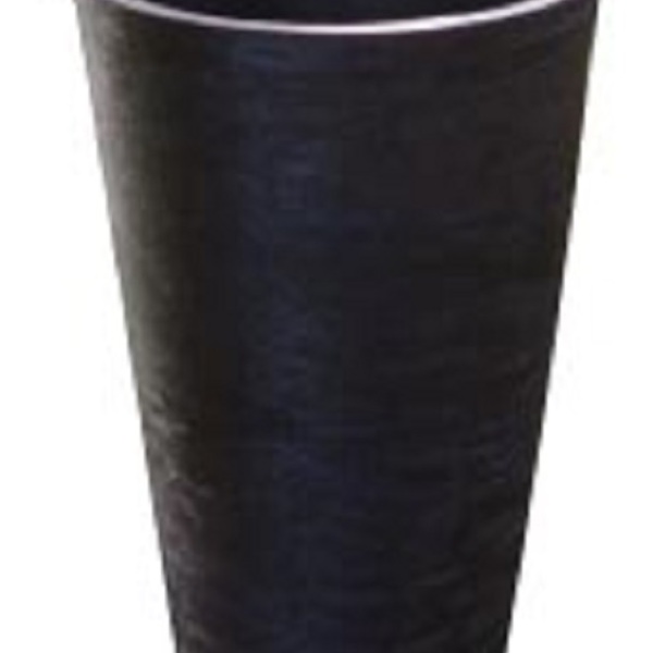 Vaso Planta 35x25 Redondo Cônico Polietileno - Marrom Madeira