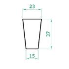 Vaso Planta 35x25 Redondo Cônico Polietileno - Rosa 022