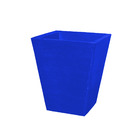 Vaso Planta 35x30 Trapézio Texturizado Polietileno - Azul Ara