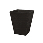 Vaso Planta 35x30 Trapézio Texturizado Polietileno - Marrom M