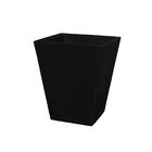 Vaso Planta 35x30 Trapézio Texturizado Polietileno - Preto 002