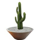 Vaso Planta 40x15 Bacia De Mesa Polietileno - Areia 001