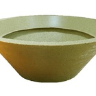 Vaso Planta 40x15 Bacia De Mesa Polietileno - Bege Castanha 0