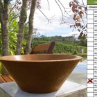 Vaso Planta 40x15 Bacia De Mesa Polietileno - Ferrugem 017
