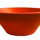 Vaso Planta 40x15 Bacia De Mesa Polietileno - Laranja Sunset