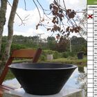 Vaso Planta 40x15 Bacia De Mesa Polietileno - Preto 002