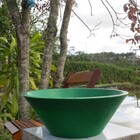 Vaso Planta 40x15 Bacia De Mesa Polietileno - Verde Bandeira