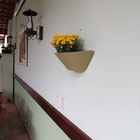 Vaso Planta 40x15 Parede Polietileno - Areia 001