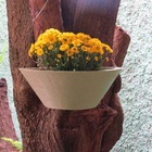 Vaso Planta 40x15 Parede Polietileno - Areia 001