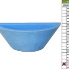 Vaso Planta 40x15 Parede Polietileno - Azul Bebe 019