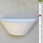 Vaso Planta 40x15 Parede Polietileno - Branco 006