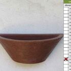 Vaso Planta 40x15 Parede Polietileno - Ferrugem 017