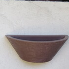 Vaso Planta 40x15 Parede Polietileno - Marrom Chocolate 020
