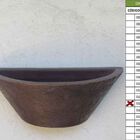 Vaso Planta 40x15 Parede Polietileno - Marrom Madeira 015