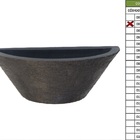 Vaso Planta 40x15 Parede Polietileno - Preto 002