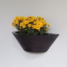 Vaso Planta 40x15 Parede Polietileno - Preto 002