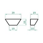 Vaso Planta 40x15 Parede Polietileno - Terracota 016