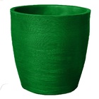 Vaso Planta 40x40 Oval Moderno Polietileno - Verde Bandeira 0