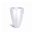 Vaso Planta 45x30 Oval Moderno Polietileno - Branco 006
