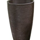 Vaso Planta 45x30 Oval Moderno Polietileno - Marrom Madeira 0