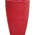 Vaso Planta 45x30 Oval Moderno Polietileno - Vermelho Pau Bra