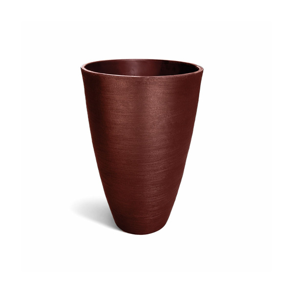 Vaso Planta 45x30 Oval Moderno Polietileno - Vinho Bordo 021