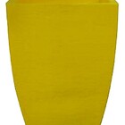 Vaso Planta 45x35 Moderno Trapézio Polietileno - Amarelo Gira