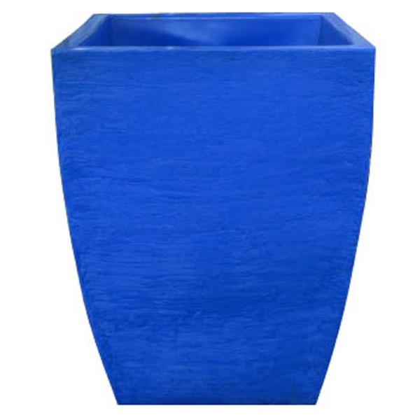 Vaso Planta 45x35 Moderno Trapézio Polietileno - Azul Arara 0