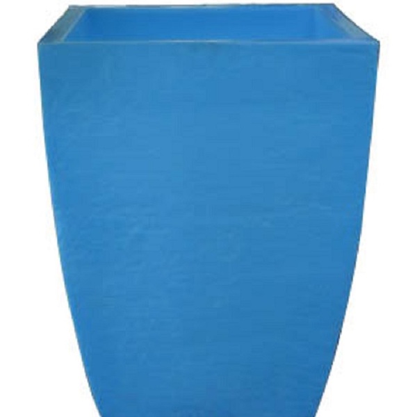 Vaso Planta 45x35 Moderno Trapézio Polietileno - Azul Bebe 019