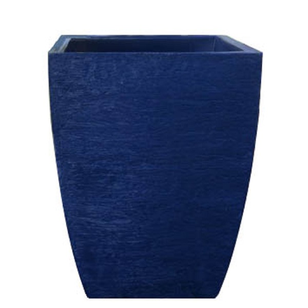 Vaso Planta 45x35 Moderno Trapézio Polietileno - Azul Escuro