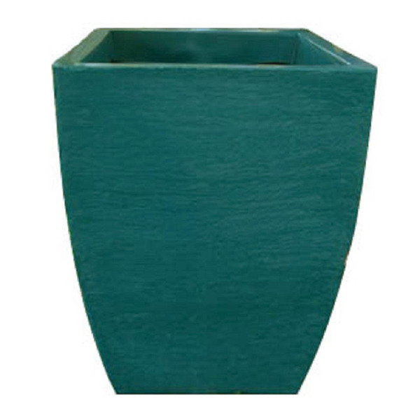 Vaso Planta 45x35 Moderno Trapézio Polietileno - Azul Turques