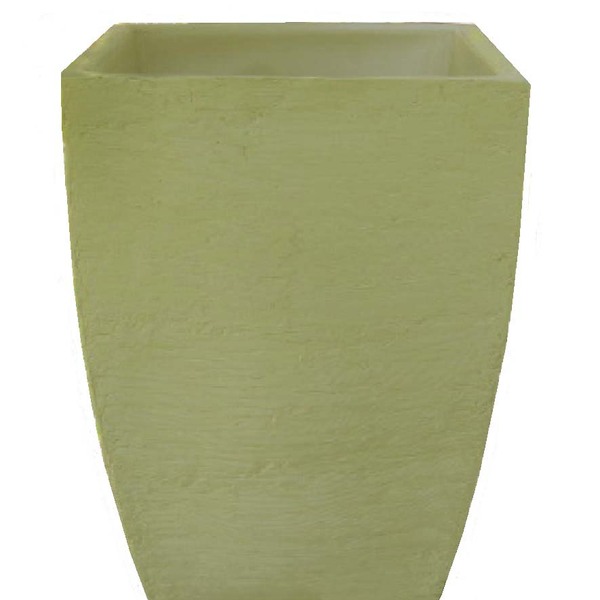 Vaso Planta 45x35 Moderno Trapézio Polietileno - Bege Castanh