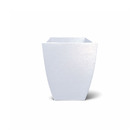Vaso Planta 45x35 Moderno Trapézio Polietileno - Branco 006
