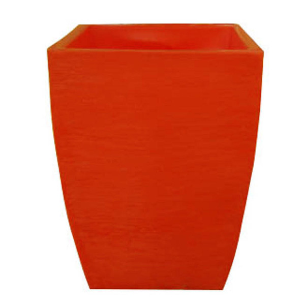 Vaso Planta 45x35 Moderno Trapézio Polietileno - Laranja Suns