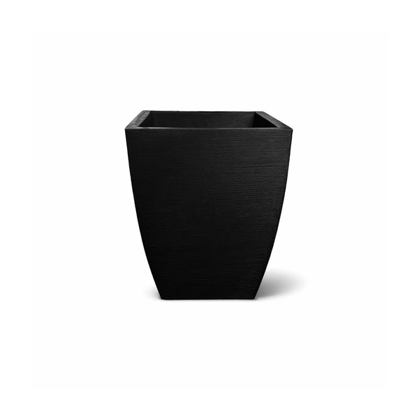 Vaso Planta 45x35 Moderno Trapézio Polietileno - Preto 002