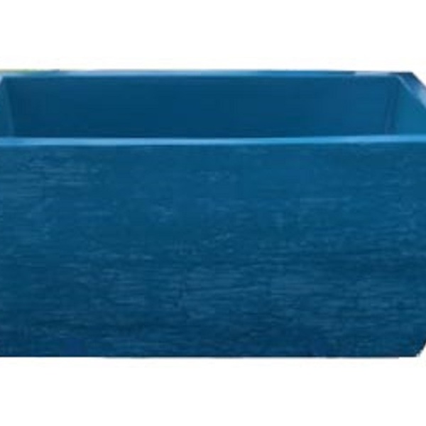 Vaso Planta 50x25 Jardineira Floreira Polietileno - Azul Turq