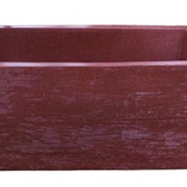 Vaso Planta 50x25 Jardineira Floreira Polietileno - Ferrugem